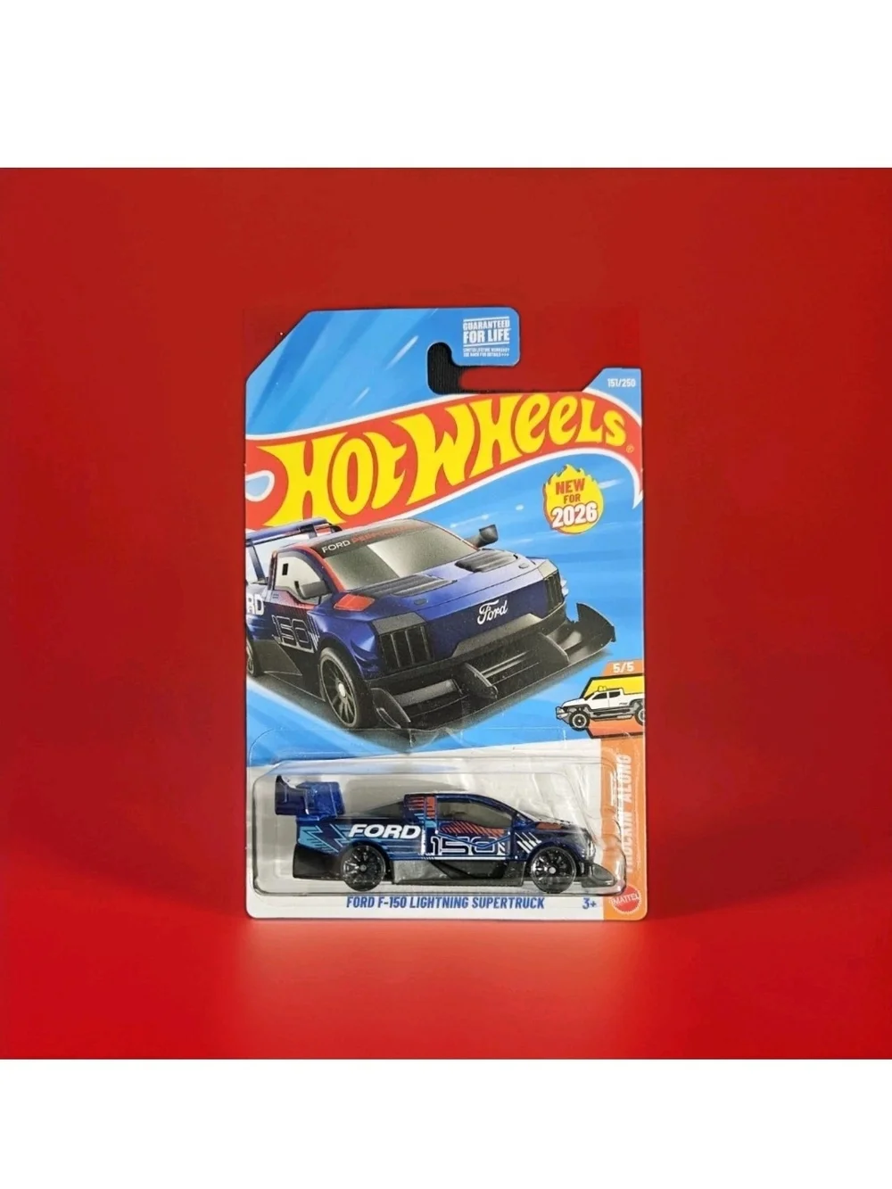 2026 Hot Wheels Ford F-150 Lightning Supertruck Blue #151 New Model